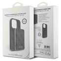 Guess 4G Metal Logo Case Set for iPhone 13 Pro Max + 5000mAh MagSafe Powerbank - Black