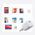 Joyroom fast wall charger USB Type C 25W 3A EU plug white (L-P251)