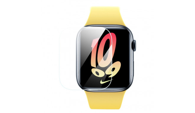 Set of 2x Baseus NanoCrystal protective foil for Apple Watch 7/8/9 41mm + mounting kit - transparent