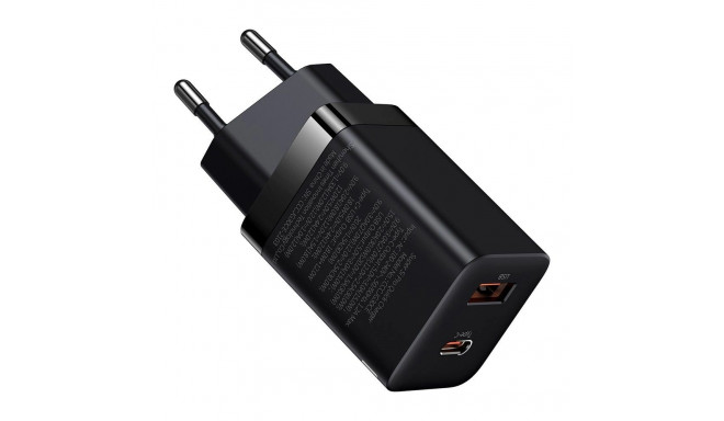 Baseus Super Si Pro fast charger USB / USB Type C 30W Power Delivery Quick Charge black (CCSUPP-E01)