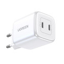 Quick charger GaN 2 x USB-C 45W QC PD Ugreen CD294 - white