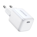 Ugreen Nexode mini CD318 15324 GaN 20W USB-C PD 3.0 / QC 4.0 network charger - white