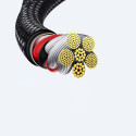 Baseus Tungsten Gold cable USB-A - USB-C 480Mb/s 100W 2m black (CAWJ000101)