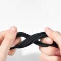 Baseus Tungsten Gold cable USB-A - USB-C 480Mb/s 100W 2m black (CAWJ000101)