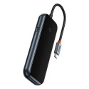 Baseus AcmeJoy HUB 4-port (USB-C to 1x USB-C PD&Data/3x USB3.0) dark gray (WKJZ010013)