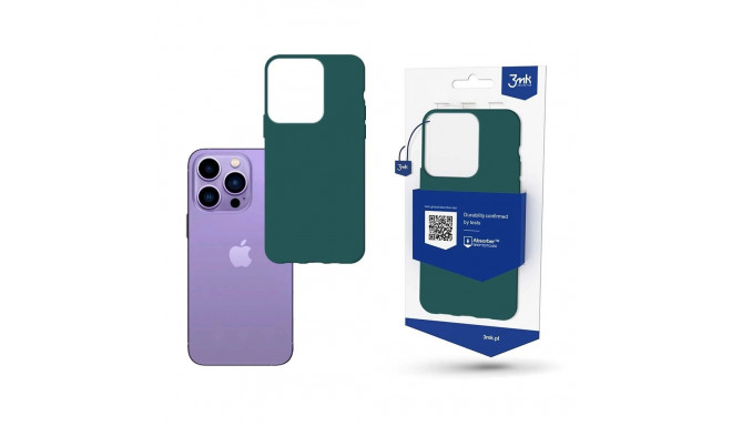 Case for iPhone 14 Pro Max from the 3mk Matt Case series - dark green