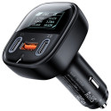 Acefast car charger 101W 2x USB Type C / USB, PPS, Power Delivery, Quick Charge 4.0, AFC, FCP black 