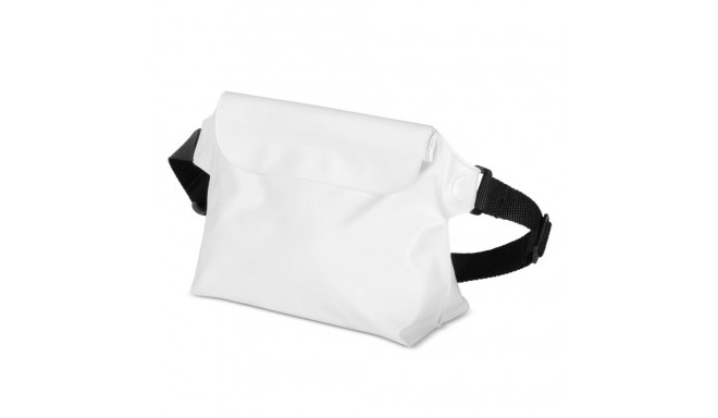 PVC waterproof pouch / waist bag - white