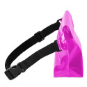 PVC waterproof pouch / waist bag - pink