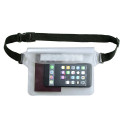 PVC waterproof pouch / waist bag - black