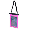 Waterproof PVC tablet case - pink