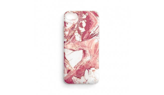 Wozinsky Marble TPU cover gel marble for Samsung Galaxy S22 + (S22 Plus) pink