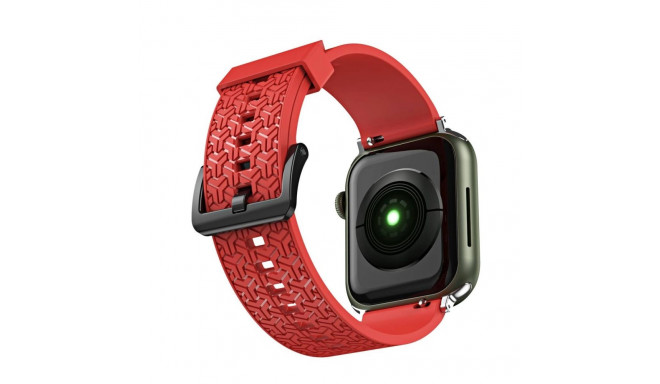 Watch Strap Y strap for Apple Watch 7 / SE (45/44 / 42mm) band watchband red