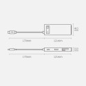 Baseus Metal Gleam Series multifunctional USB HUB 7in1 Type C HDMI TF PD card reader gray (WKWG02011