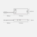 Baseus Metal Gleam Series 5-in-1 Multifunctional Type-C HUB Docking Station Gray 30Hz Version Gray