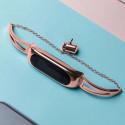 Replacment metal band bracelet strap for Xiaomi Mi Band 6 / 5 / 4 / 3 pink