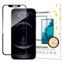 Wozinsky super tough Full Glue full screen tempered glass with Case Friendly frame iPhone 14 Max / 1