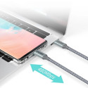 Choetech XCC-1002-GY USB-C - USB-C PD QC cable 100W 5A 480Mb/s 1.8m - gray