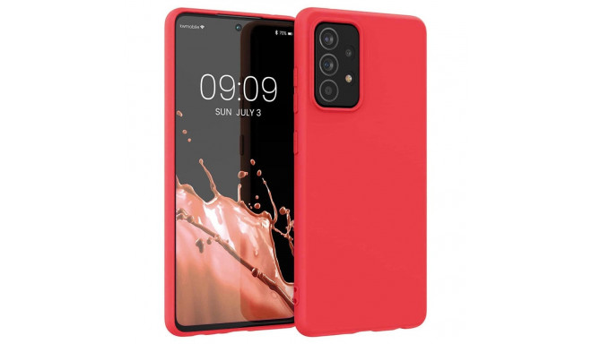 Silicone Case Soft Flexible Rubber Cover for Samsung Galaxy A22 4G red