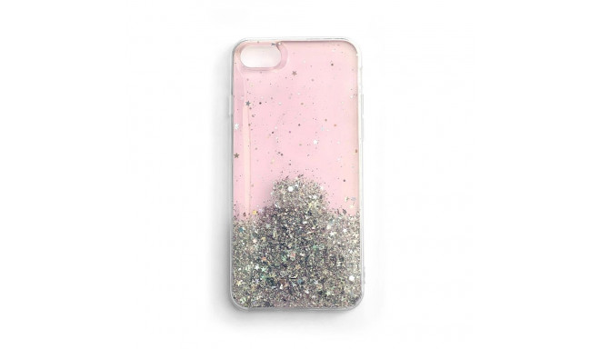 Wozinsky Star Glitter Shining Cover for Samsung Galaxy S21+ 5G (S21 Plus 5G) pink