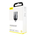 Baseus Tiny Star mini smart USB car charger 30W Quick Charge 3.0 gray (VCHX-A0G)