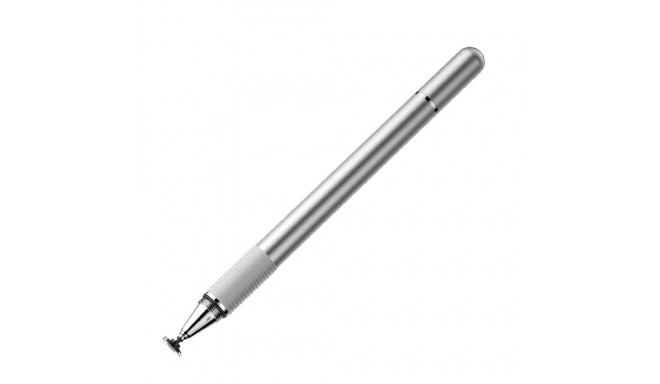 Baseus Golden Cudgel ACPCL-0S double-sided stylus for tablets, phones with gel pen - silver