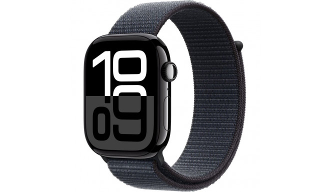 Nutikell Apple Watch Series 10 GPS 46mm Jet Black Sport Loop