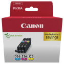 Canon CLI-526 tindikasseti komplekt, 3 värvi