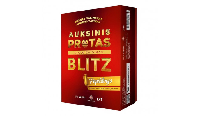 BOARD GAME AUKSINIS PROTAS.BLITZ PAPILD