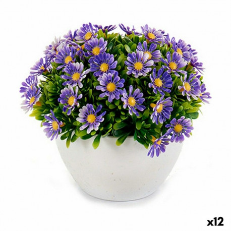 Decorative Plant Ibergarden S17-L048 S17-L048 Plastic Marguerite 14 x 13 x 14 cm (12 Units)