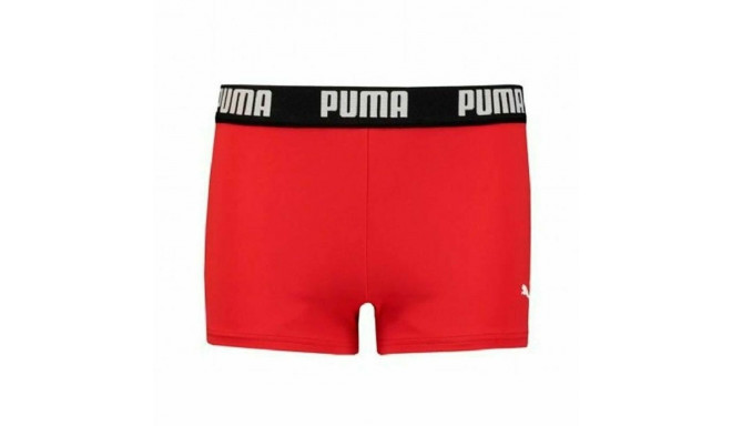 Zēnu Bokseršortu Peldbikses Puma Swim Logo Sarkans - 13-14 gadi