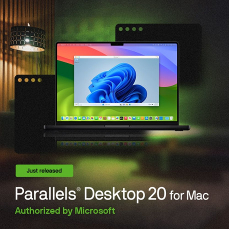 Parallels Desktop 20 ESD püsilitsents, ainult 3 litsentsivõtit