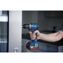 Bosch Cordless Drill GSR 18V-45 Professional, 18V (blue/black, 2x Li-Ion battery 2.0Ah, 82-piece acc