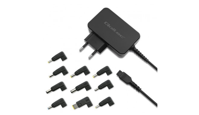 Product Title: 65W Universal Laptop Power Adapter with 10 Interchangeable Connector
