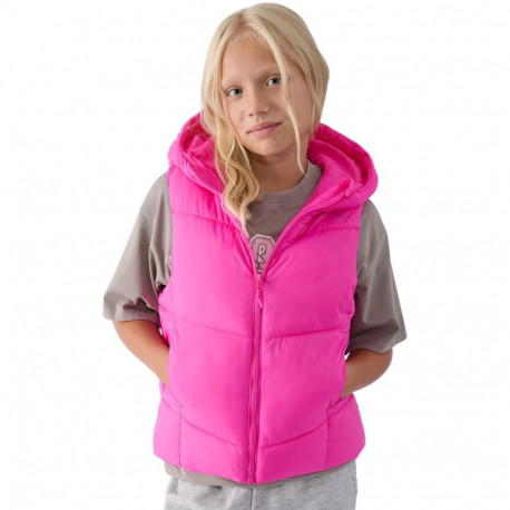 4F tüdrukute vest F129 4FJWAW24TVJAF129 55S 152cm, fuksia