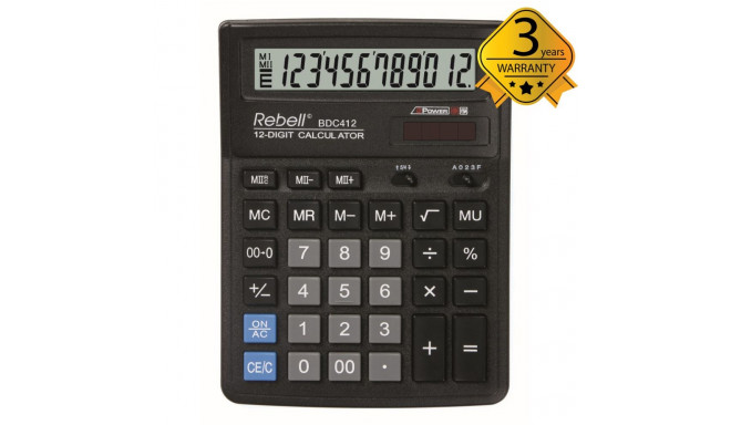 Calculator Desktop Rebell BDC412