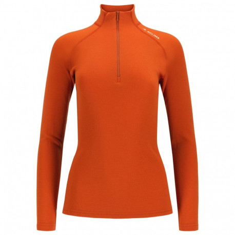 Wo WarmWool Mock neck Gold Flame särk - XS