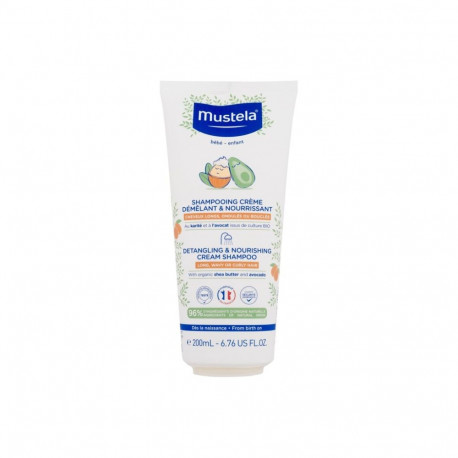 Mustela Bébé Detangling & Nourishing Cream Shampoo (200ml)