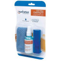 Manhattan LCD Cleaning Kit (mini), Alcohol-free, Includes Cleaning Solution (60ml), Brush and Microf