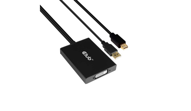 CLUB3D MiniDisplayPort 1.2a to Dual Link DVI-D Active Adapter