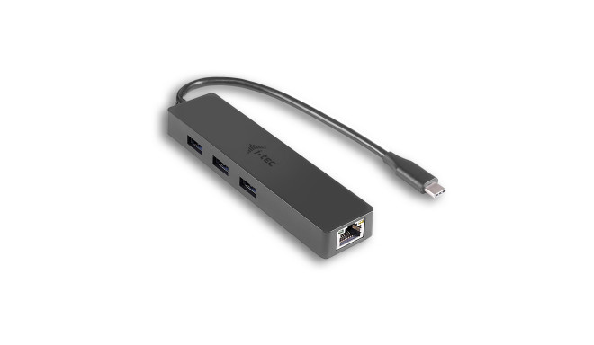 i-tec Advance USB-C Slim Passive HUB 3 Port + Gigabit Ethernet Adapter