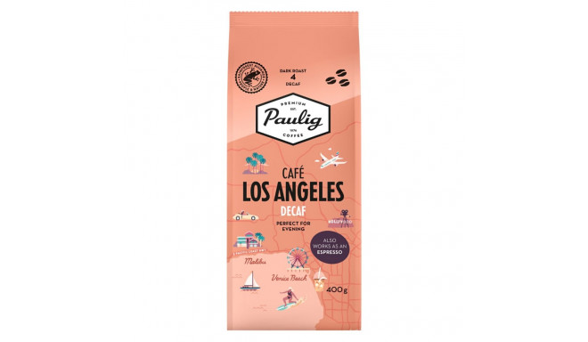 Coffee beans Paulig Café Los Angeles 400g (decaffeinated)