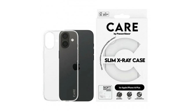 CARE by PanzerGlass X-Ray Soft Basic Case iPhone 16 Plus 6.7" transparent 1443