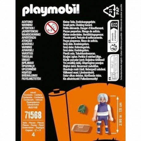 Playset Playmobil Naruto 71568 4 Pieces 4 Units
