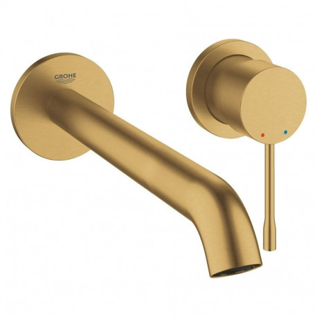 Grohe ESSENCE 19408GN1 concealed wall-mounted washbasin mixer, brushed cool sunrise