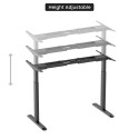 Adjustable Height Table Frame Up Up Bjorn, Black