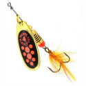 Mepps BLACK FURY MOUCHE-4 8,0g Gold/Orange Dots