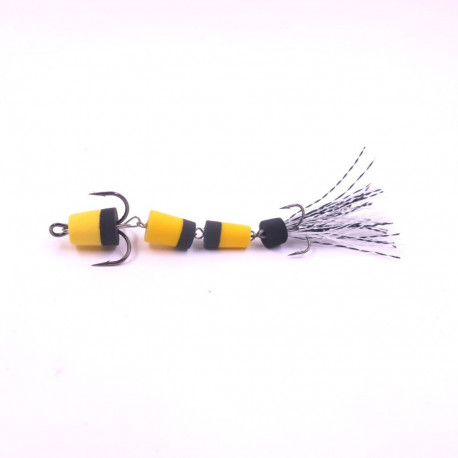 Merganser Mandula MA-70-0005, 1.7 g, 70 mm, Yellow / Black / Yellow, 1 pcs
