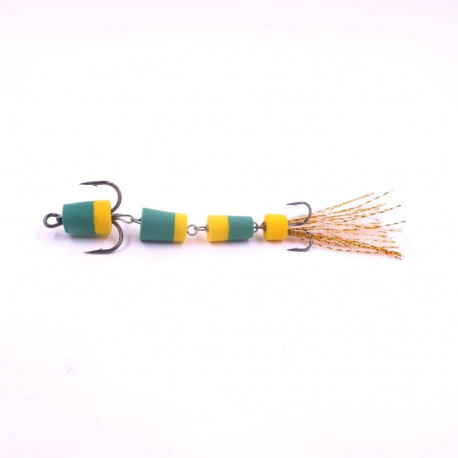 Merganser Mandula lure MA-70-0004, 1.7 g, 70 mm, Green / Yellow / Green, 1 psc, in plastic package
