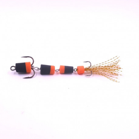 Merganser Mandula MA-70-0002, 1.7 g, 70 mm, Black / Orange / Black, 1 pcs
